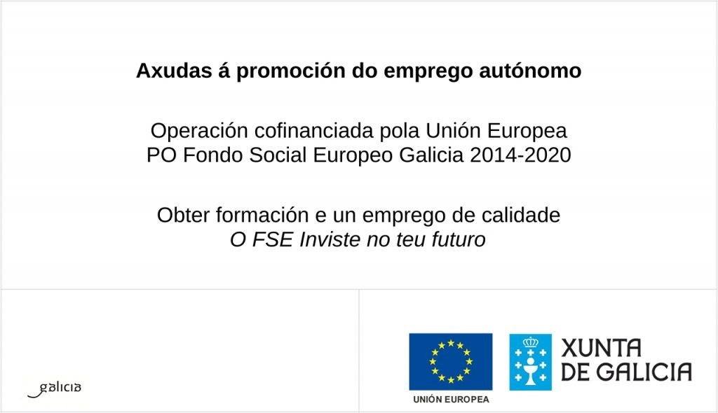 Xunta de Galicia - Axudas á promoción do emprego autónomo